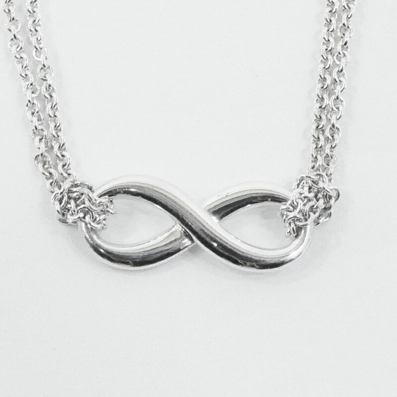 Tiffany & Co. Infinity Necklace Silver - Picture 2 of 10
